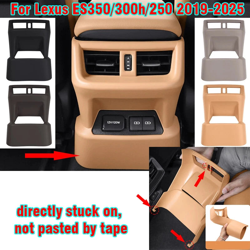 Rear Air Outlet Anti-Kick Cover Trim for Lexus ES350/300h/250 (2019–2025)