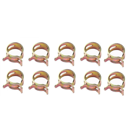 10Pack / 6 mm / Spring Clip Vacuum Fuel Hose Line Band Clamp Low Pressure Hot