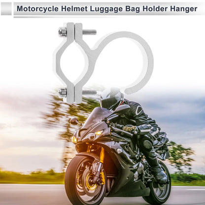 Arc Hanging Hook Hexagon Wrench Gasket Silver Tone for Motorcycle