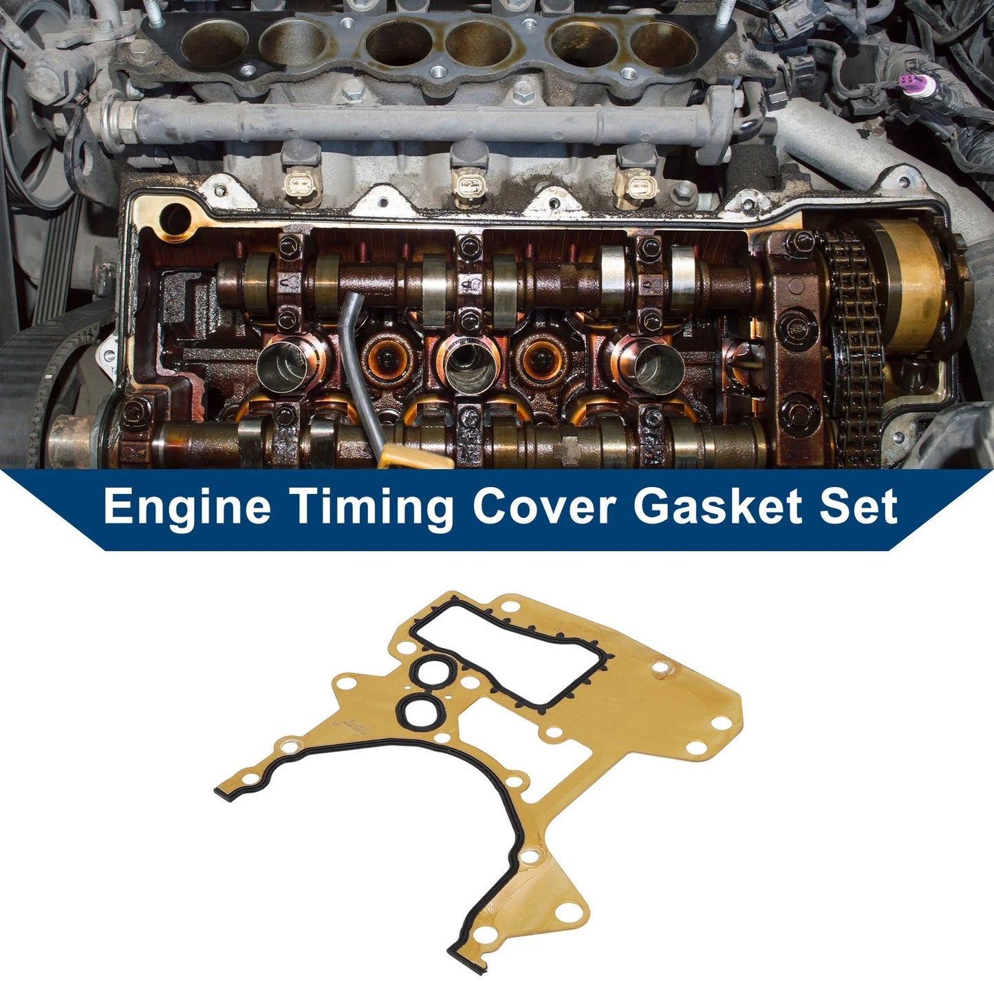 Timing Cover Gasket Set for Chevrolet Sonic 1.8L (2012-2018)