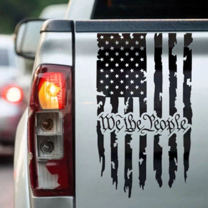 American Flag Tailgate Vinyl Decal Sticker for Truck