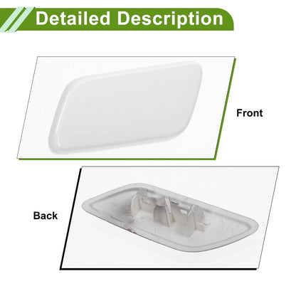 Front Left Washer Nozzle Cover for Toyota Land Cruiser (2013-2015) White