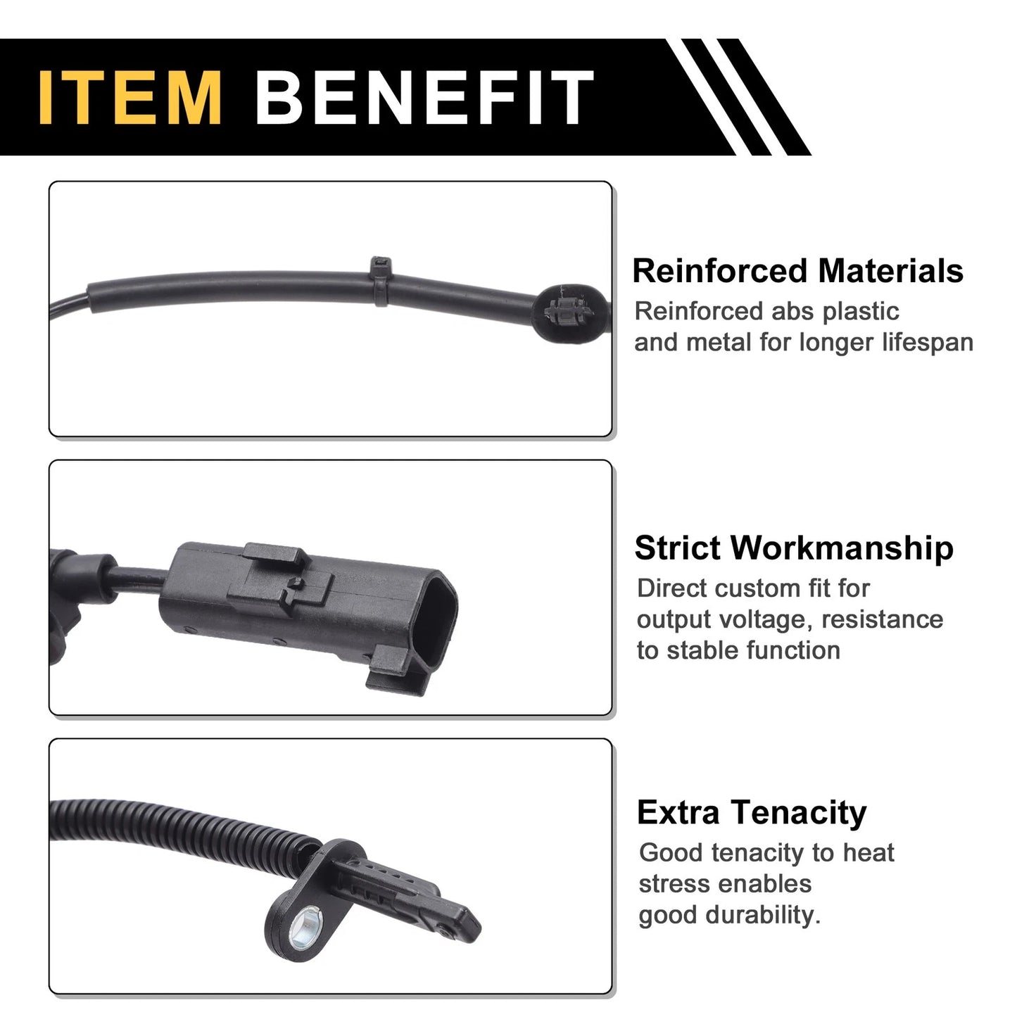 ABS Wheel Speed Sensor for Ford Edge (2015) 1 x Left/Right Rear