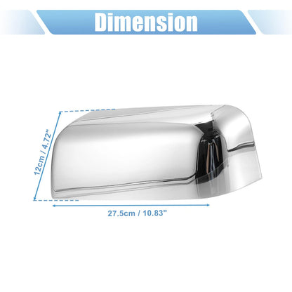 Chrome Plated Power Top Half Mirror Cover Cap for Ford F-150 FX4 XLT (04-08)