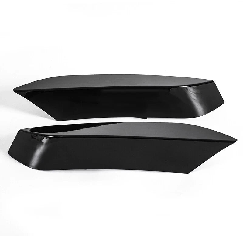 Glossy Black Front Bumper Air Vent Eyelid Covers for BMW F80 M3 F82 F83 M4 (15-20)