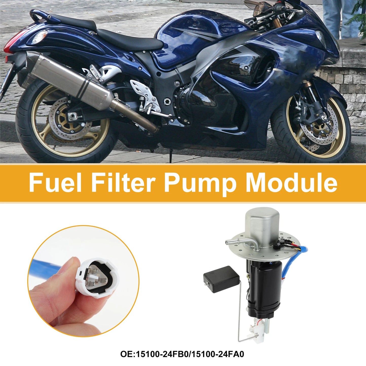 Fuel Pump Assembly for Suzuki Hayabusa GSX1300R GSX1300RZ (1999-2007)