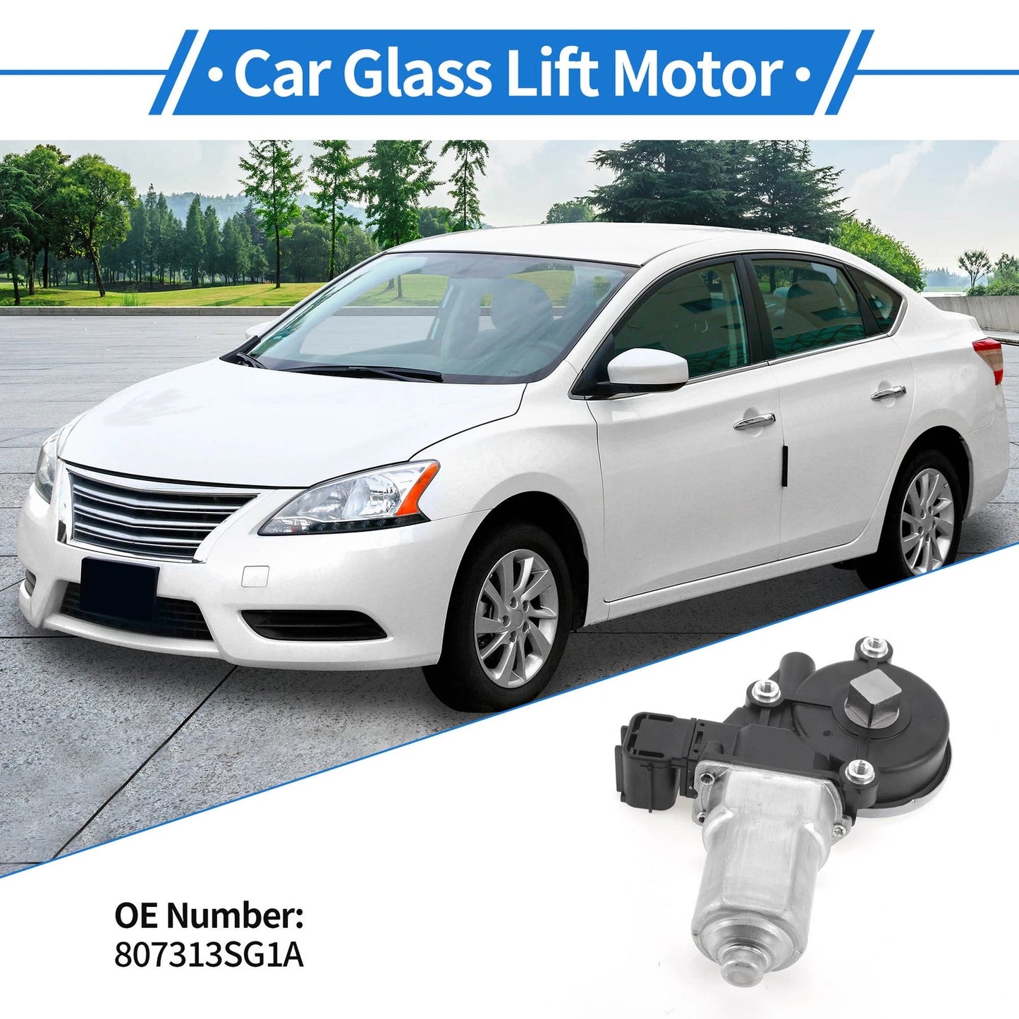 Power Window Regulator Lift Motor for Nissan Sentra (2013-2019)
