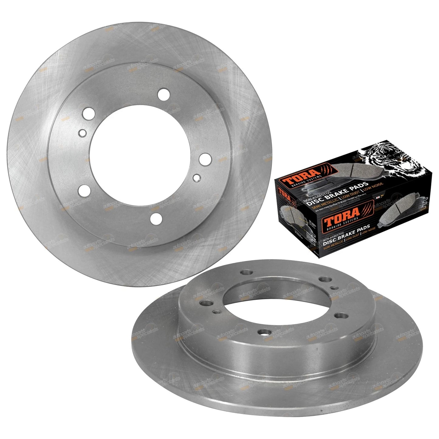 Front Disc Rotors + Brake Pads for Suzuki Jimny (1998-2007) 4x4