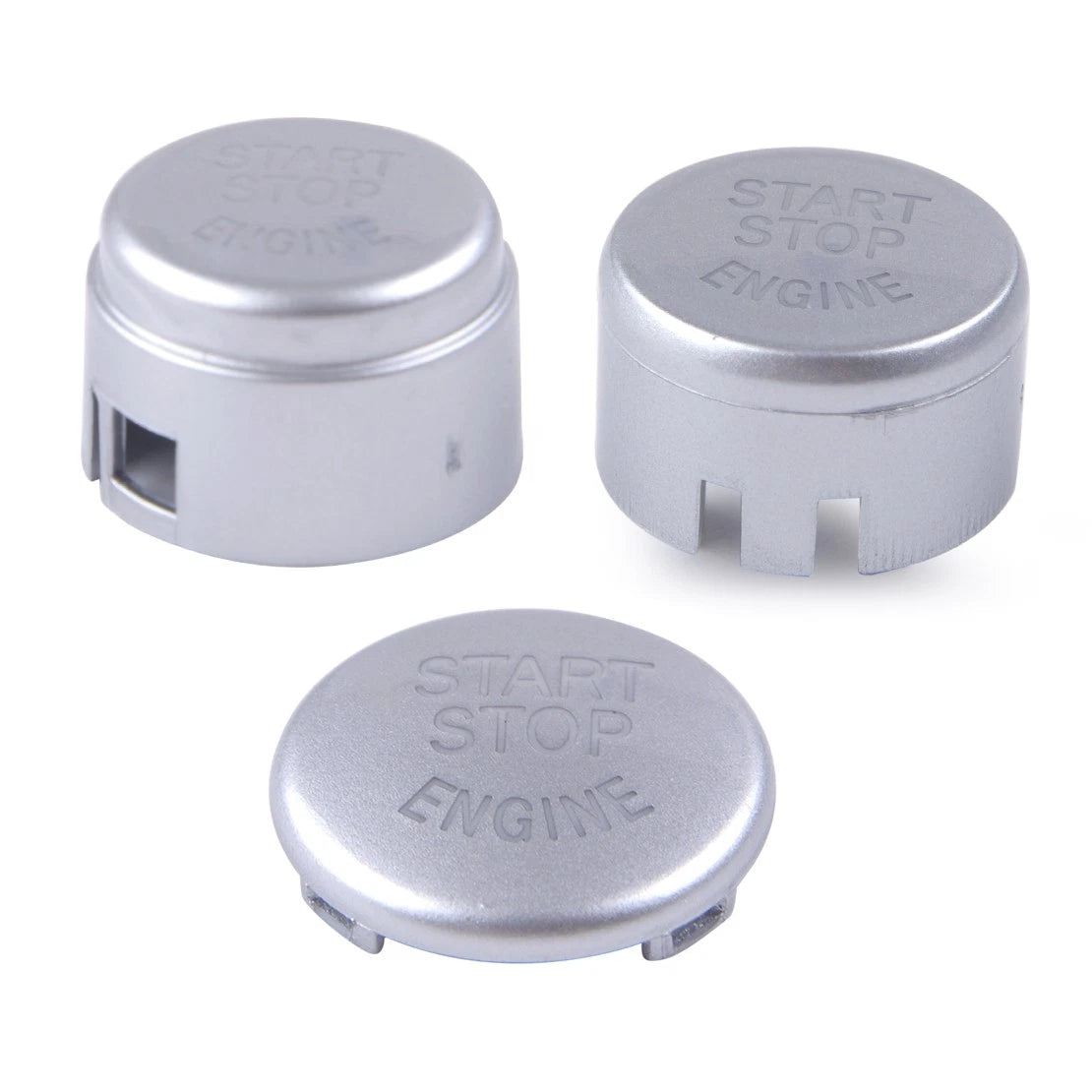 Silver Start Stop Engine Switch Button Cover for BMW E90 E91 F20 F30 F10 (2006-2019)