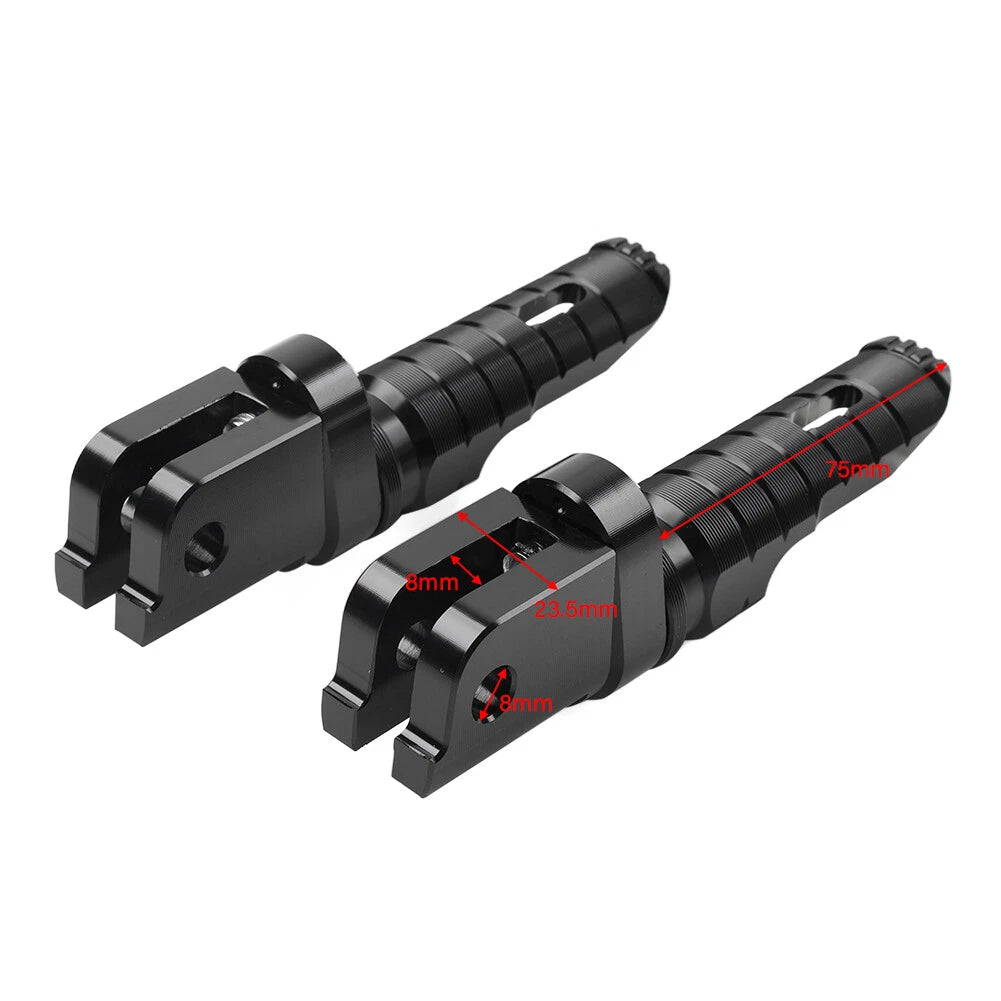 Front Footrests Pegs for Benelli 502C 752S Brixton Crossfire 500 (21-23)