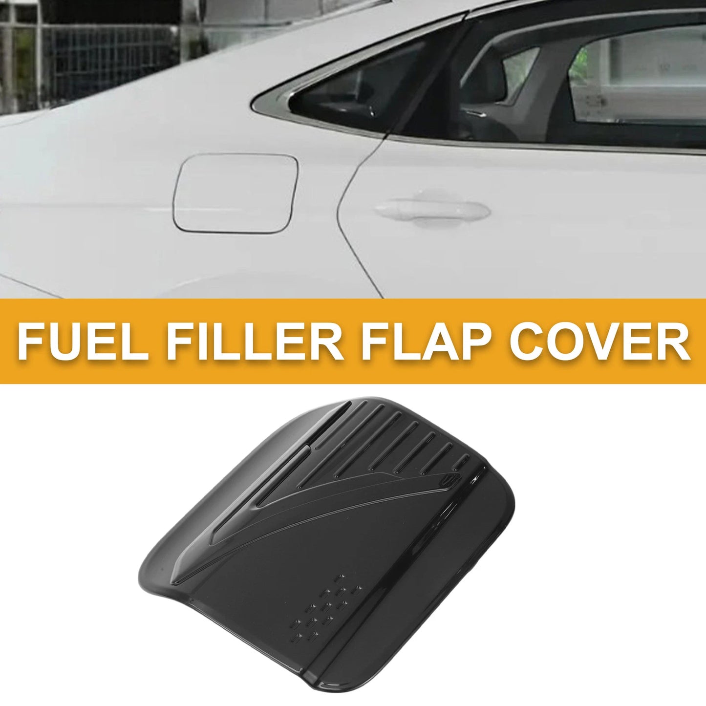 Fuel Tank Door Cap for Toyota Camry (2024-2025) Black Gas Lid