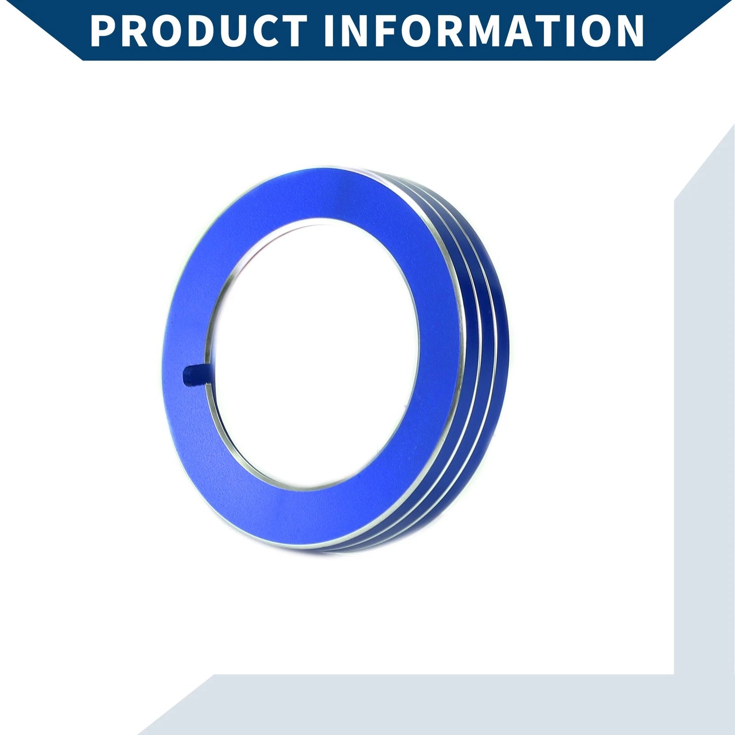 Headlight Switch Knob Cover Ring for Ford Mustang 2015-2020 Blue 1 x
