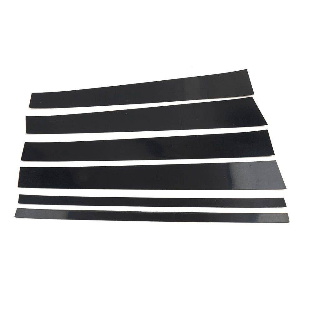 6pcs Black Center Pillar Posts Trim for Ford Expedition, Navigator (1997-2016)