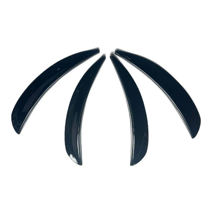 4pcs Black Wheel Eyebrow Arch Trim Fender Flares for Car