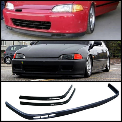Laguna Front Bumper Splitter for Honda Civic EG (1992-1995) 2 Piece Pcs