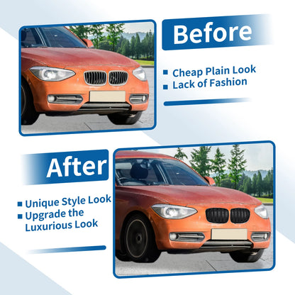 Front Upper Bumper Grille for BMW 1 Series F20 2011-2014 Double Slat