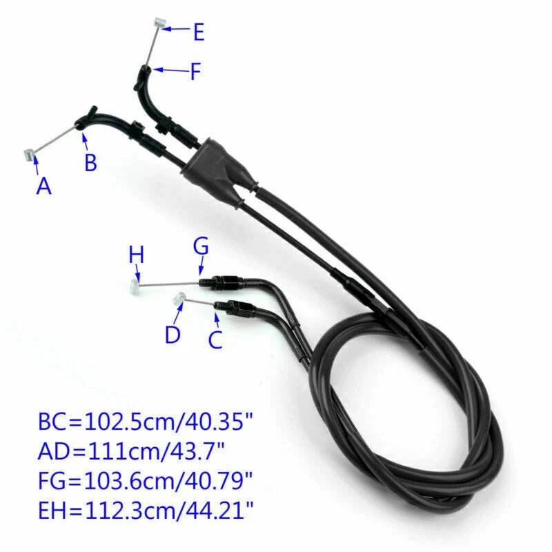 Throttle Cable Set for Yamaha MT-09 (2014-2017)