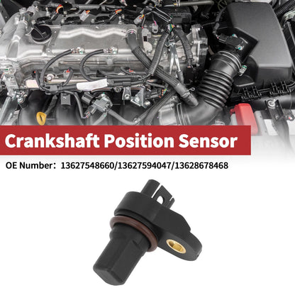 Crankshaft Position Sensor for BMW E60 520i 2006-2010 1 Pc Black