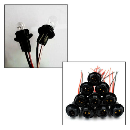 10 x T10 168 194 W5W Extension Wiring Harness Sockets for Car Adapters