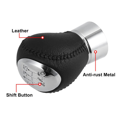 6 Speed Manual Gear Shift Knob Black for Mazda 3 5 6 323 626 RX8 (2004-2013)