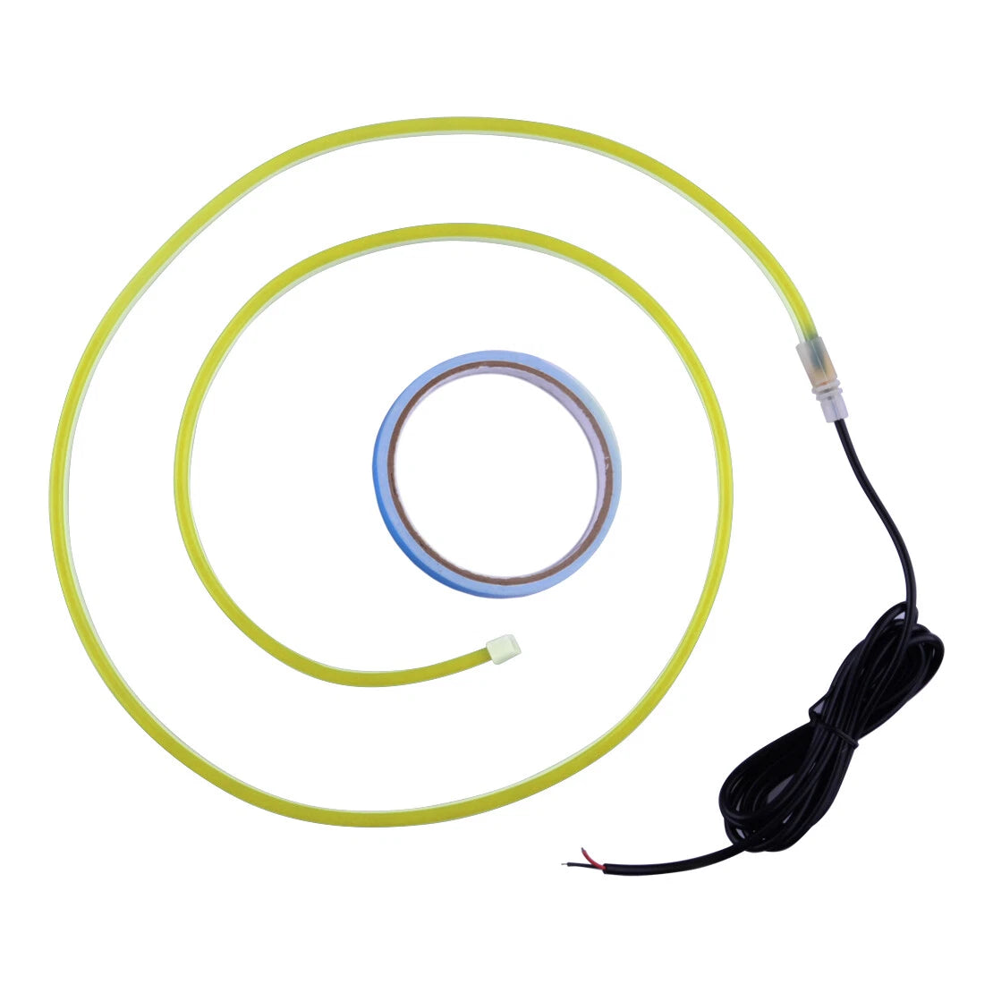 120cm Yellow LED Hood Daytime Running Light Strip for Car