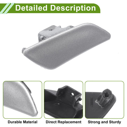 Washer Nozzle Cover Cap for Porsche Panamera Silver Tone