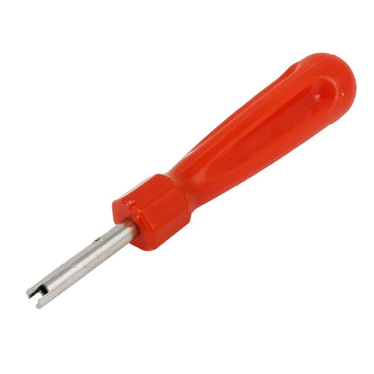 Red Plastic Nonslip Handle Tire Spanner Valve Core Remover for Motorcycle Car
