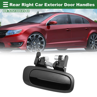 Rear Right Exterior Door Handle for Toyota Corolla (1998-2002) Black