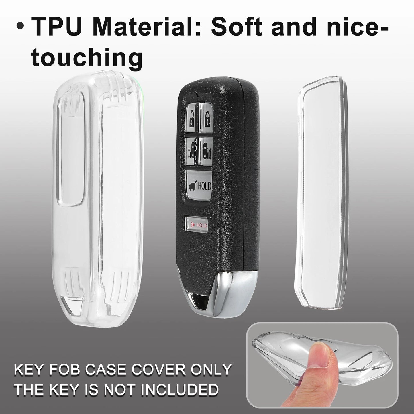 TPU Key Fob Remote Control Cover for Honda Accord