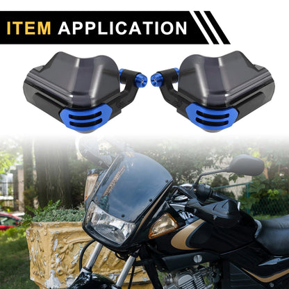 Set / 1x / Universal Hand Guard Knuckle Guard Protector Blue PC for Motorcycles
