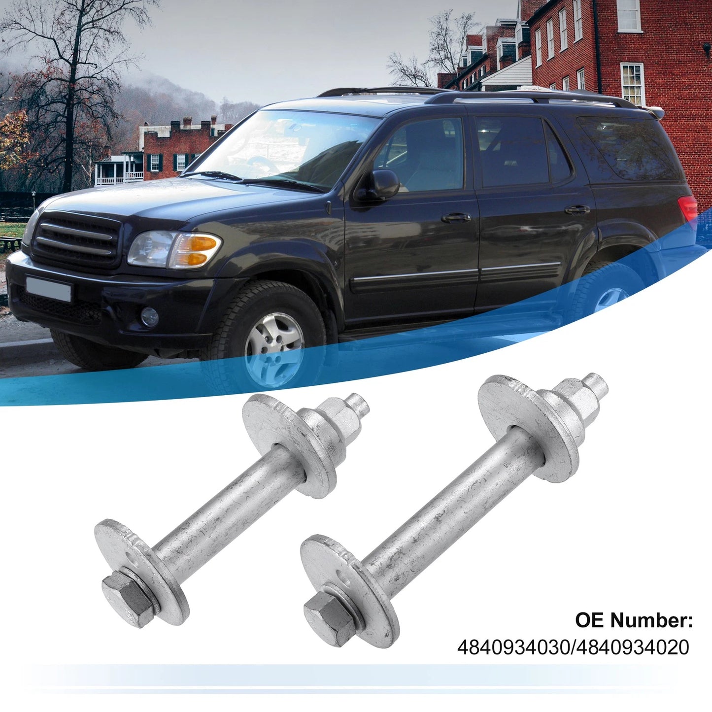Front Alignment Camber Toe Adjustment Bolts for Toyota Sequoia (2001-2007)