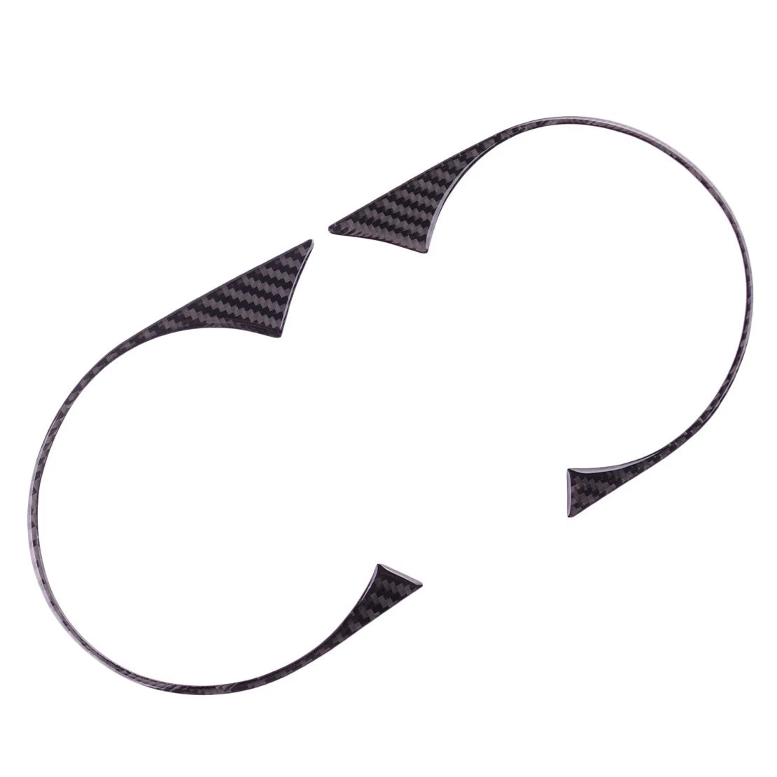 2 x Carbon Fiber Speedometer Trim Stickers for Toyota Tacoma (2012-2015)