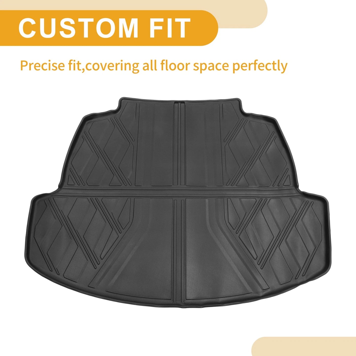 Cargo Liner Rear Boot Mat for Toyota Corolla (2020-2024) Diamond Pattern TPE