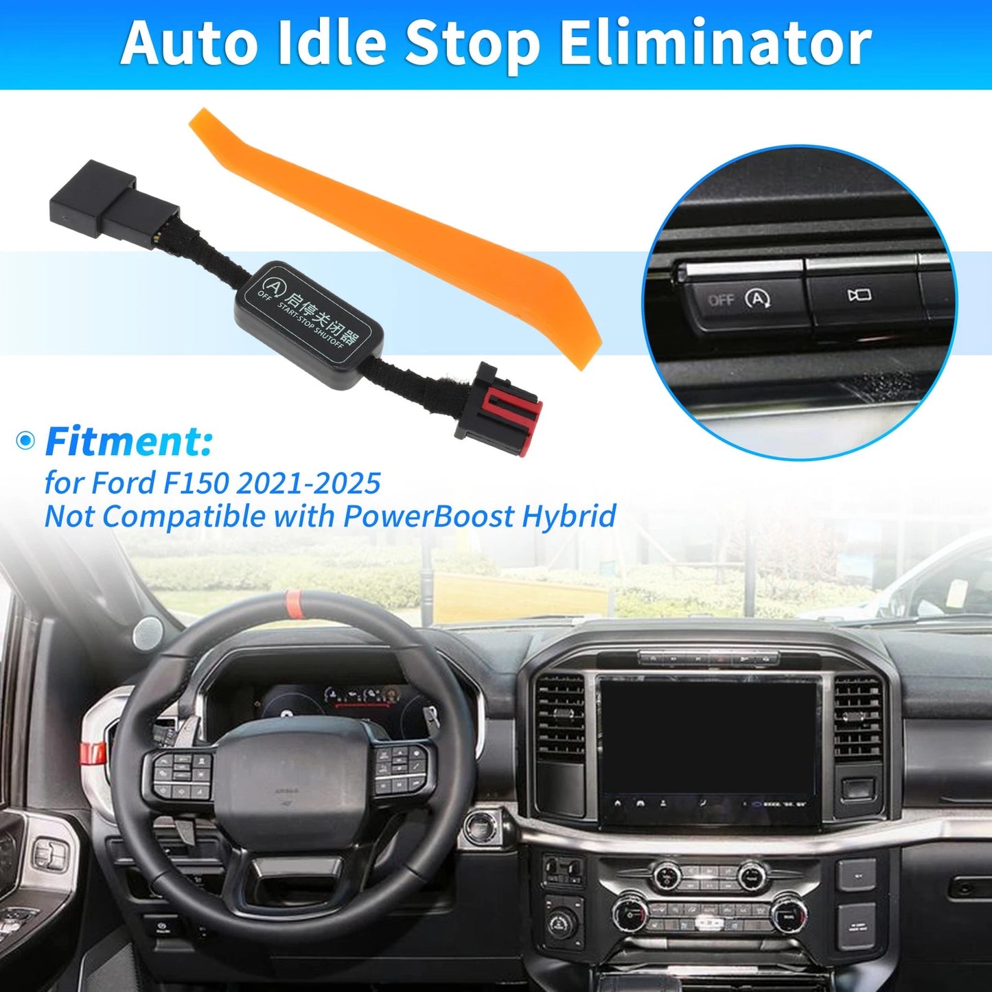 Idle Start Stop Eliminator for Ford F150 2021-2025 Auto Disable