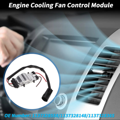 Engine Cooling Fan Control Module for Ford Focus (2005-2012) 1 Pc