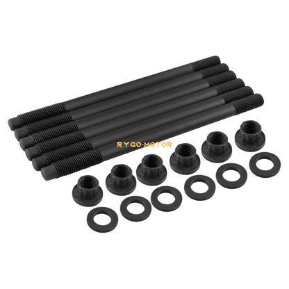 Heavy Duty Cylinder Head Studs Bolt Nut for Polaris 14-24 RZR 4 XP 1000 900 EPS