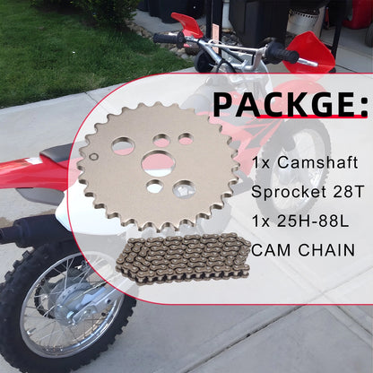 Cam Timing Chain & Sprocket for Honda XR80R/CRF80F (2000-2009)