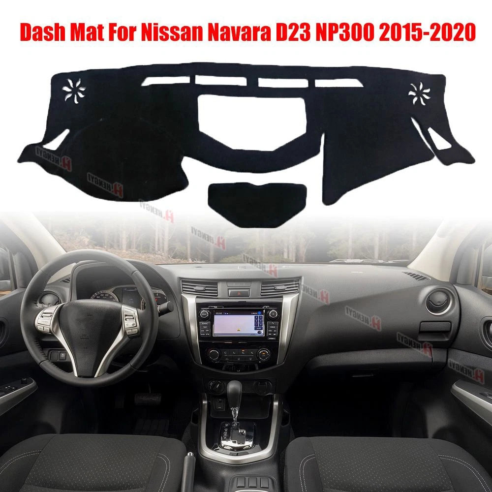 Non-Slip Dash Mat Cover for Nissan Navara D23 NP300 (2015–2020)