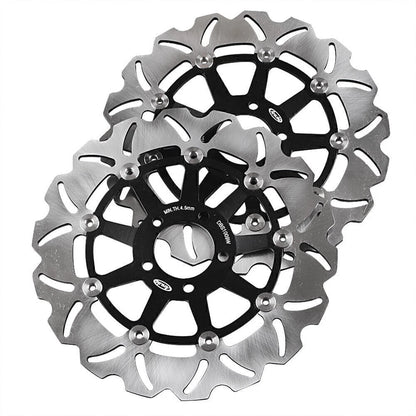 2 x Front Disc Brake Rotors for KAWASAKI ZXR 400 750 Ninja ZX9R ZRX (1990-2003)