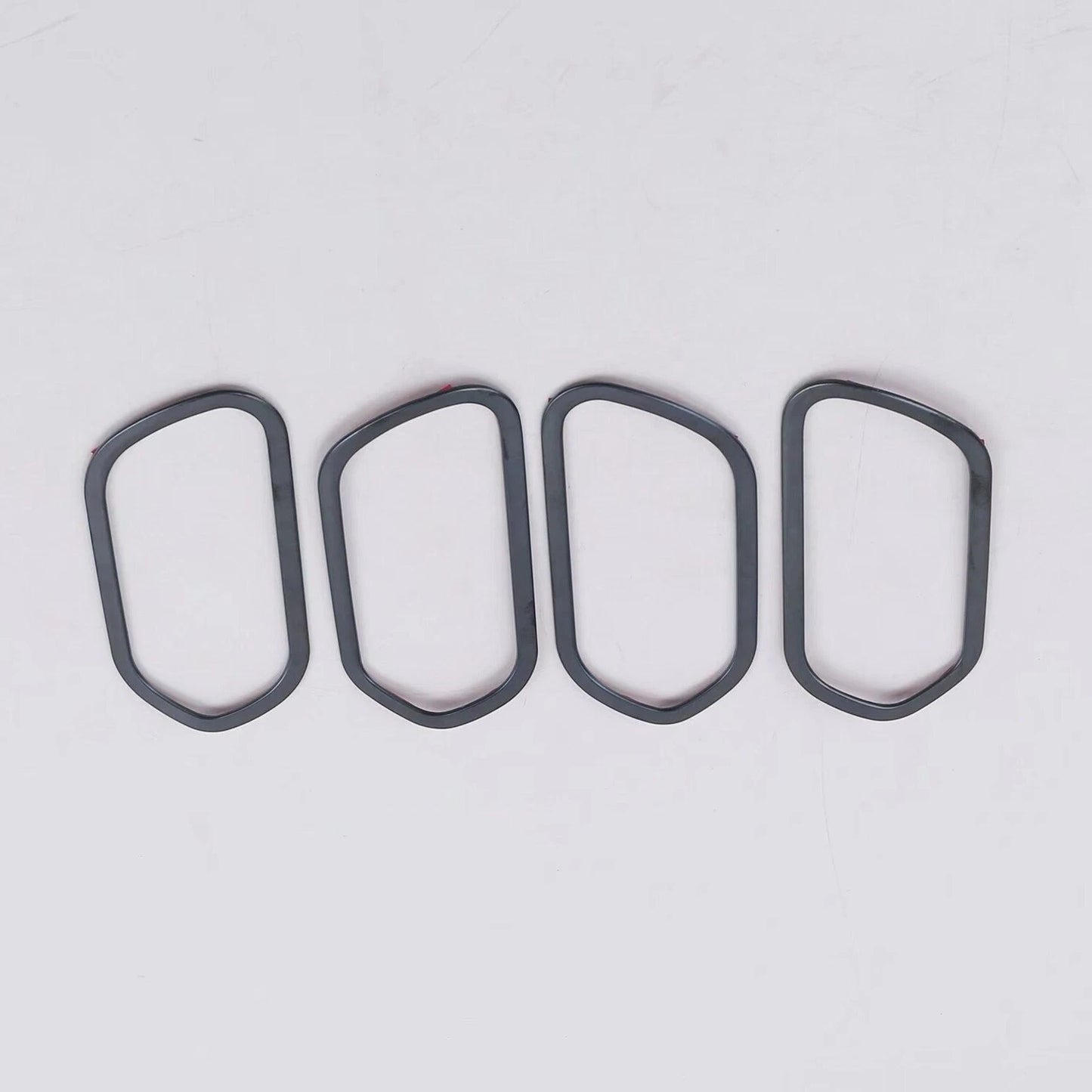Inner Door Handle Ring Cover Trim for Nissan Kicks 2016-2020 Steel Black