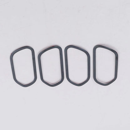 Inner Door Handle Ring Cover Trim for Nissan Kicks 2016-2020 Steel Black