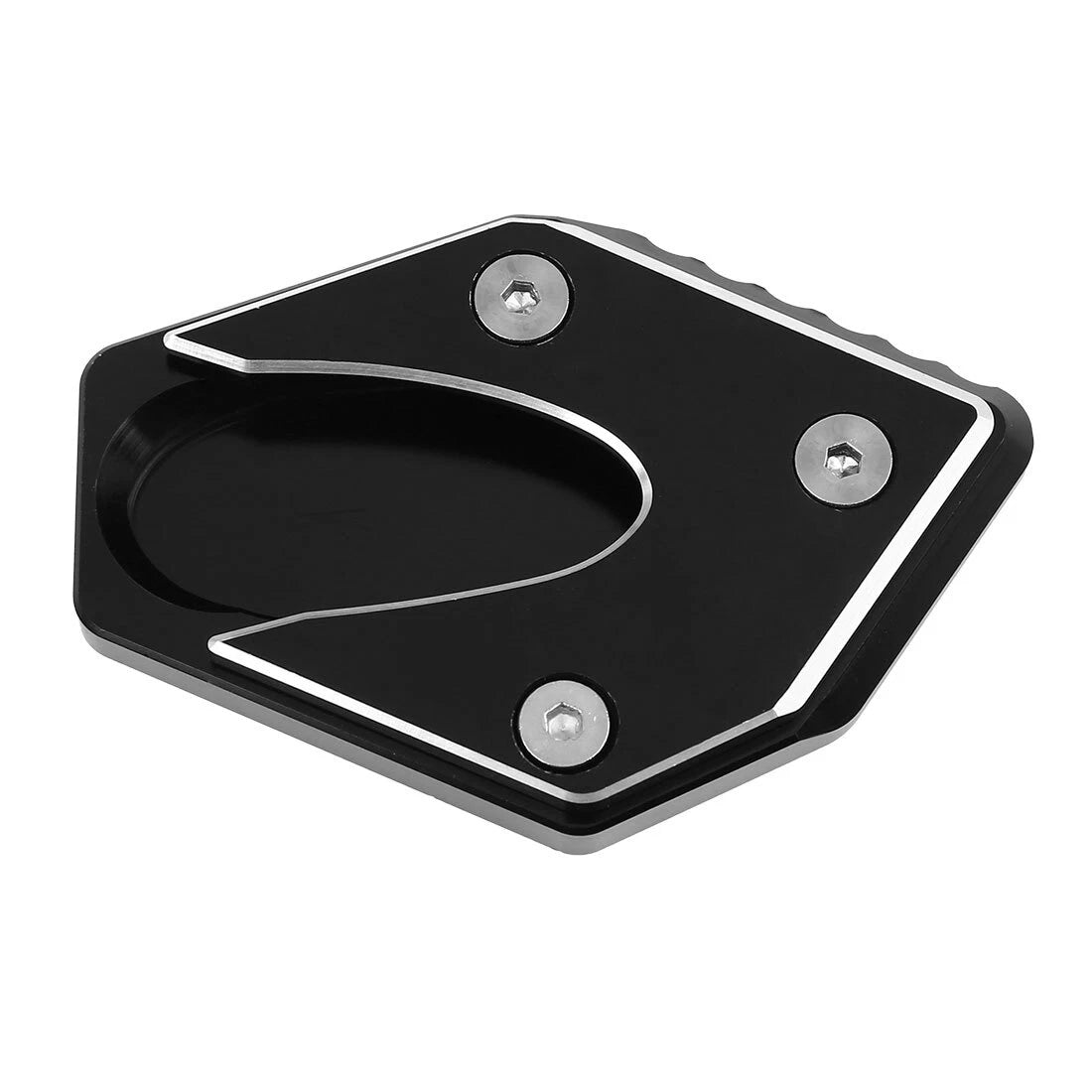 Black Aluminium Alloy Kickstand Pad for Suzuki GSX250 GSX250R (2017-2023)