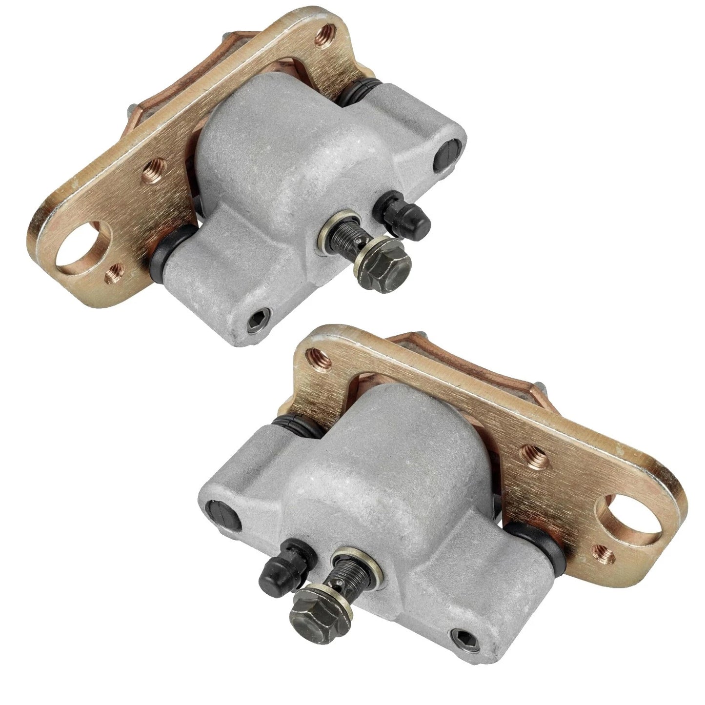 2 x Front Left & Right Brake Calipers with Pads for Polaris