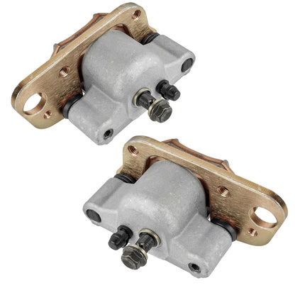 2 x Front Left & Right Brake Calipers with Pads for Polaris