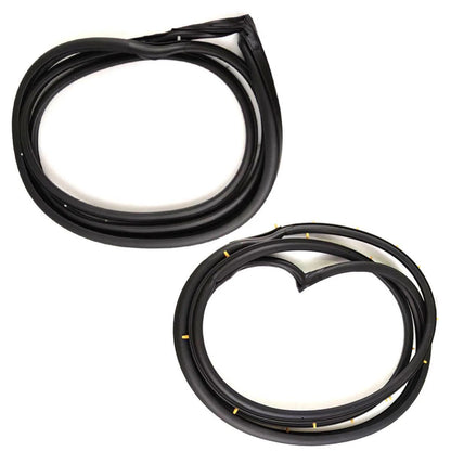 Door Rubber Weatherstrip FL+FR Fits Mitsubishi Lancer E-CAR CB2 4D Sedan 1992-96