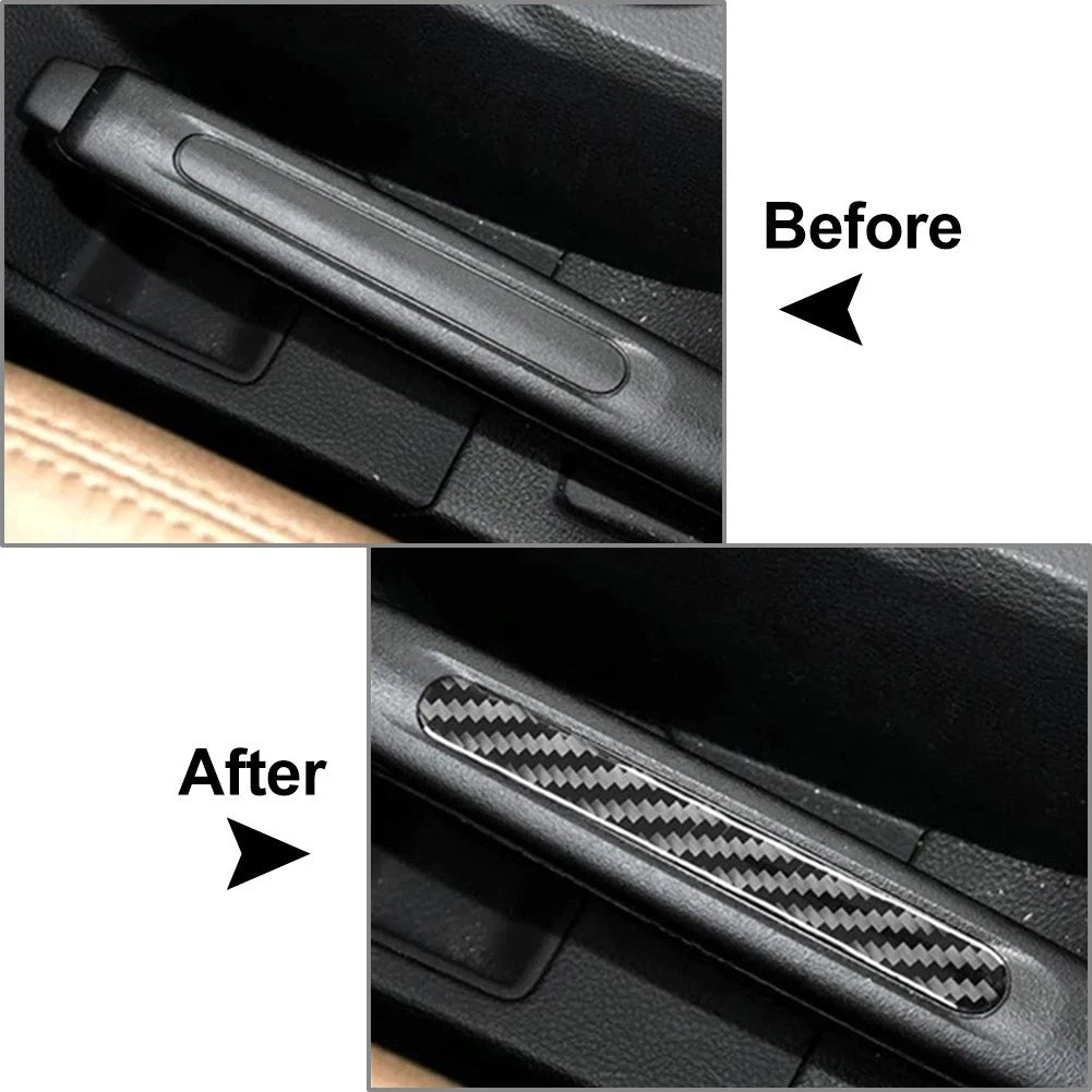 Handbrake Handle Armrest Box Keyhole Cover Trim for Jeep Wrangler (2007-2018)