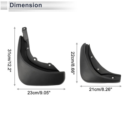 Mud Flaps Splash Guards 1 Set for Volvo S90 (2017-2023)