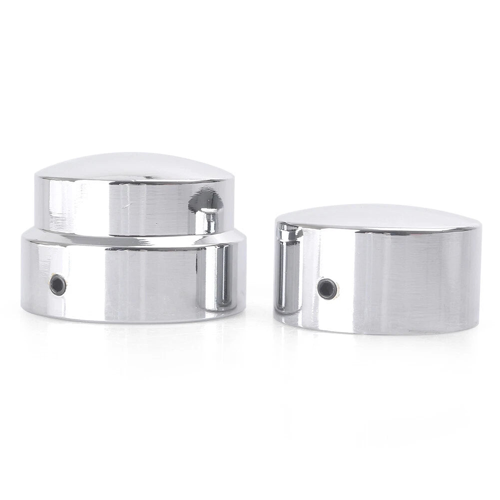 Chrome Rear Axle Nut Covers for Harley Dyna Road King 1200 Custom XL1200C (2011)