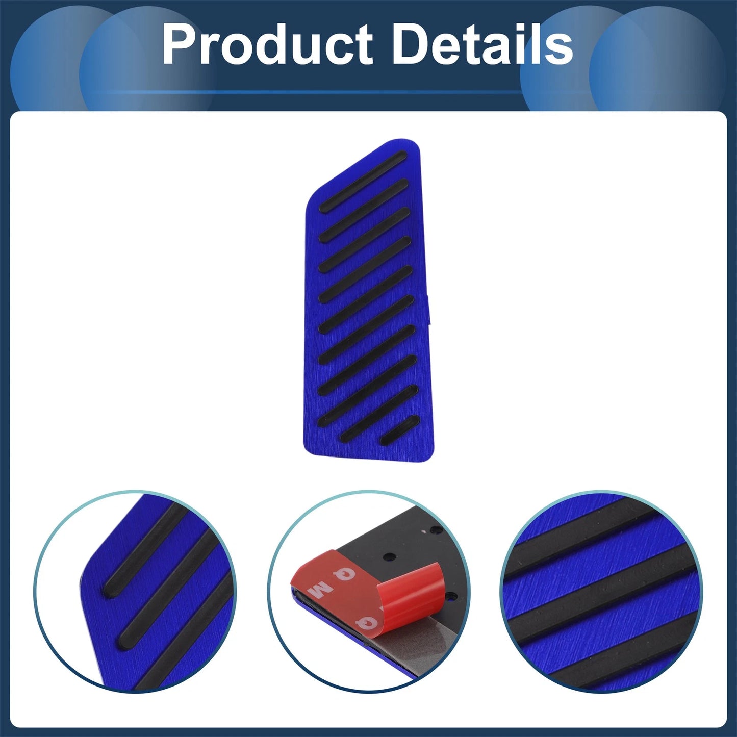 Footrest Pedal Pad Cover for Honda CR-V 2017-2024 Blue