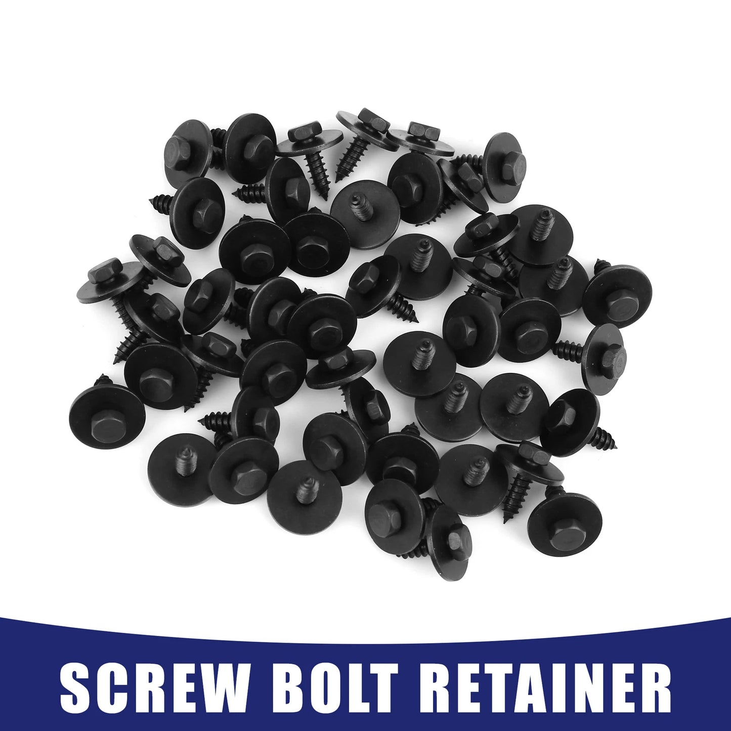 Car Screw Bolt Retainer Liner Under Cover for BMW (50 pcs)